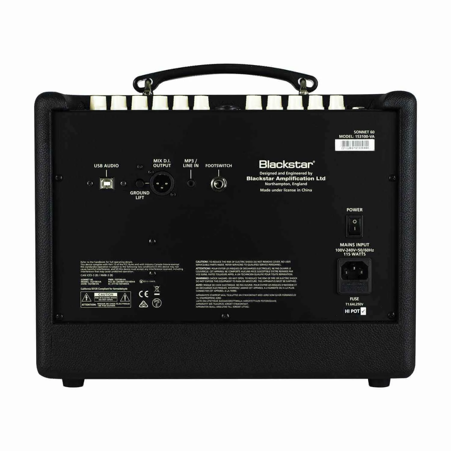 Blackstar Guitar Amp - Sonnet 60 Acoustic Amplifier (Black)