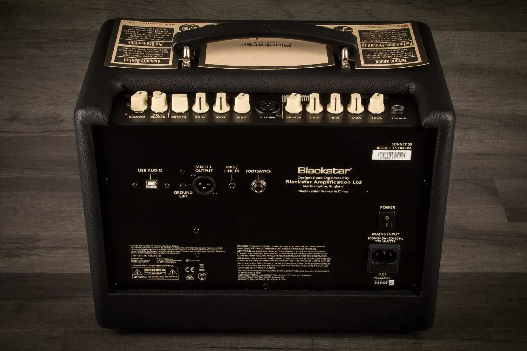 Blackstar Guitar Amp - Sonnet 60 Acoustic Amplifier (Black)