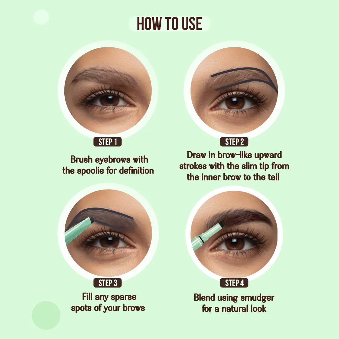 Caramel Cream- Brow Me Points - Brow Pencil  (Light Brown) Transfer & Smudge-proof