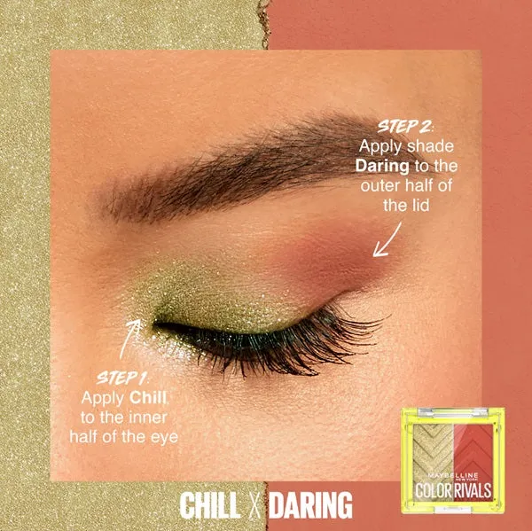 Color Rivals Waterproof Eyeshadow Palette Duo