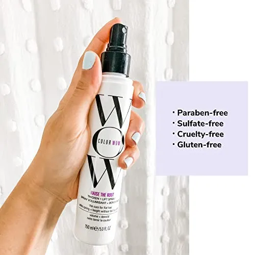 COLOR WOW Raise the Root Thicken   Lift Spray ??All-Day Volume for Fine, Flat Hair without dulling color
