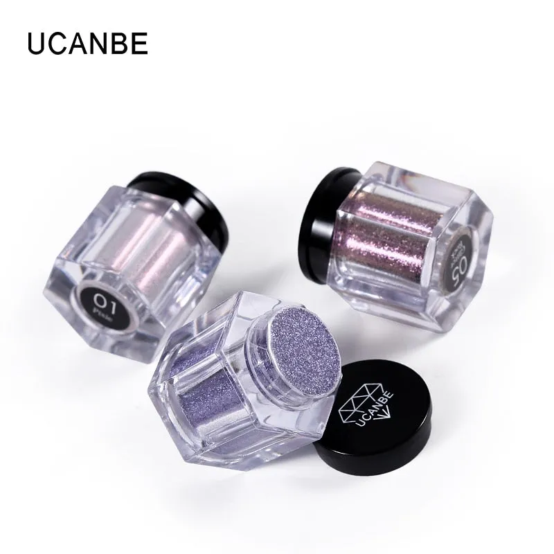 Crystal Luster Glitter Eyeshadow Powder Pigment Metallic Shiny  Eye Toppers Single Eye Shadow