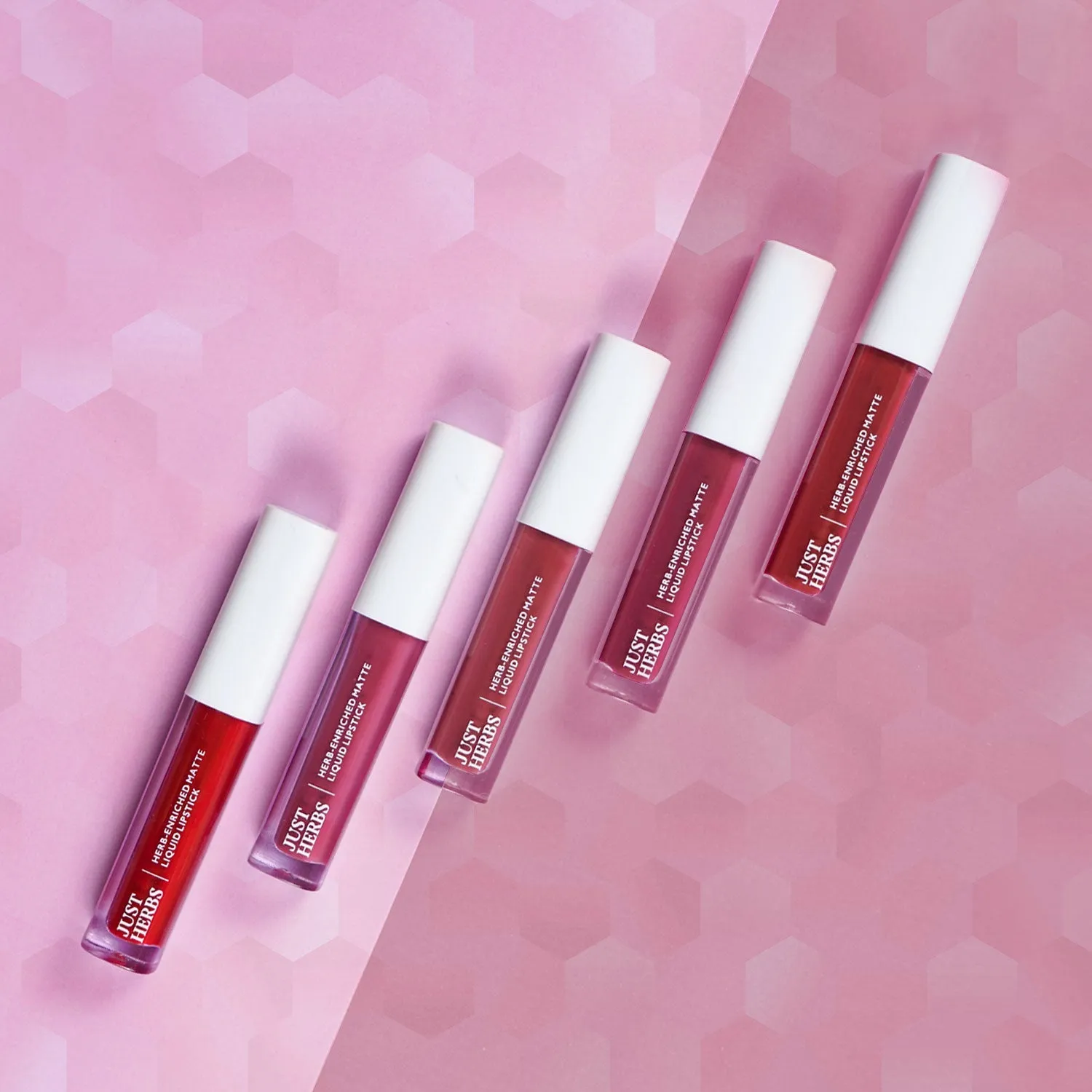 Deeps and Reds - Full-Size Herb Enriched Matte Liquid Lipstick Kit: Set of 5
