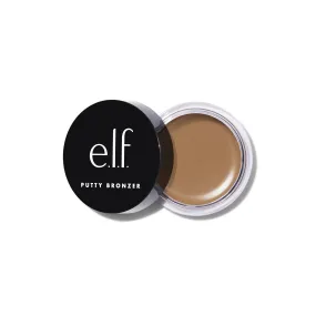 e.l.f. Cosmetics Putty Bronzer, Creamy & Highly Pigmented Formula, Creates a Long-Lasting Bronzed Glow, Infused with Argan Oil & Vitamin E, Tan Lines, 0.35 Oz (10g)