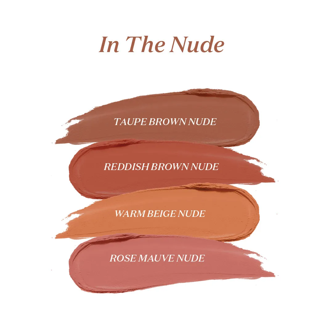 Gush Beauty Retro Glam Lip Kit - IN THE NUDE / IN THE NUDE | 8.4 ml each