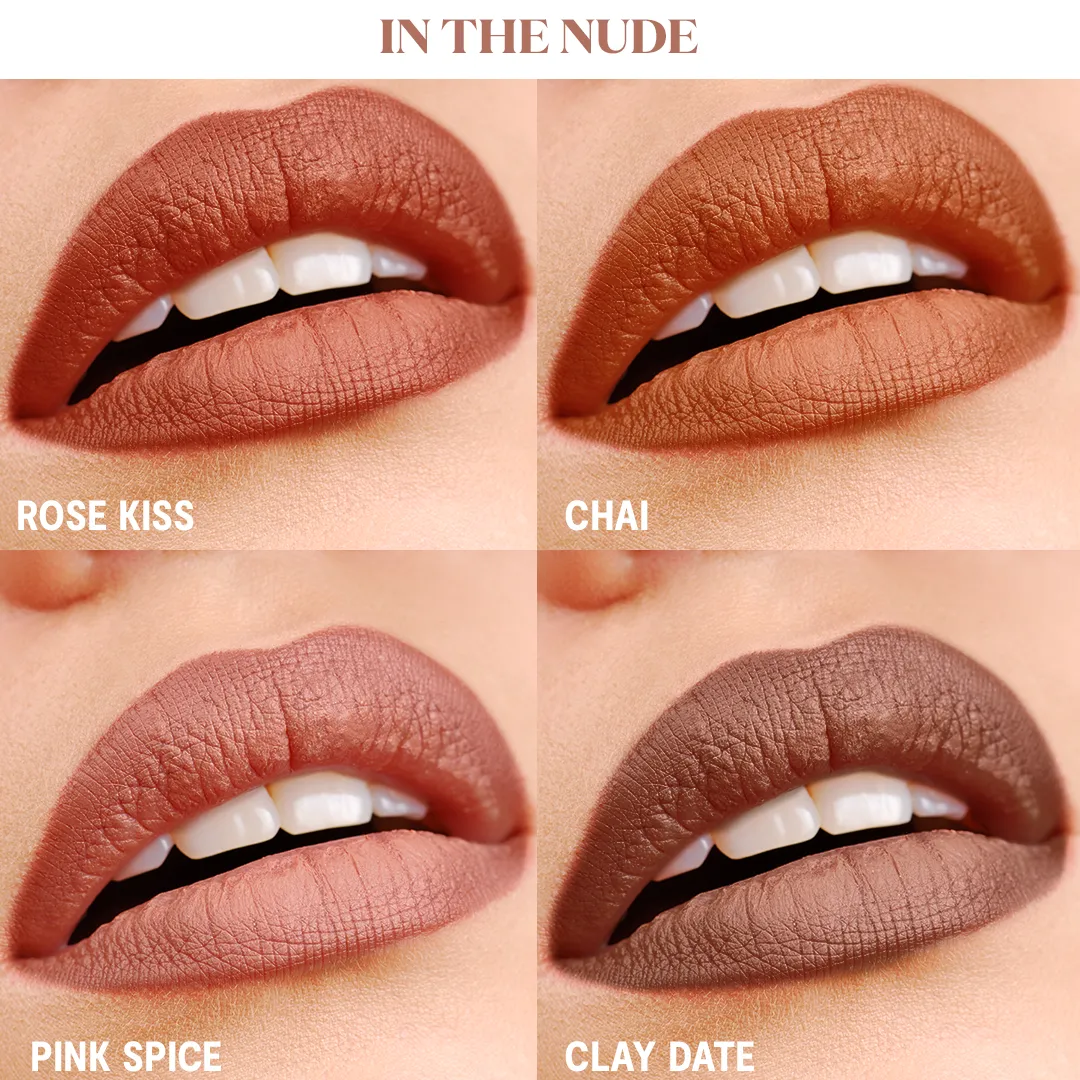 Gush Beauty Retro Glam Lip Kit - IN THE NUDE / IN THE NUDE | 8.4 ml each
