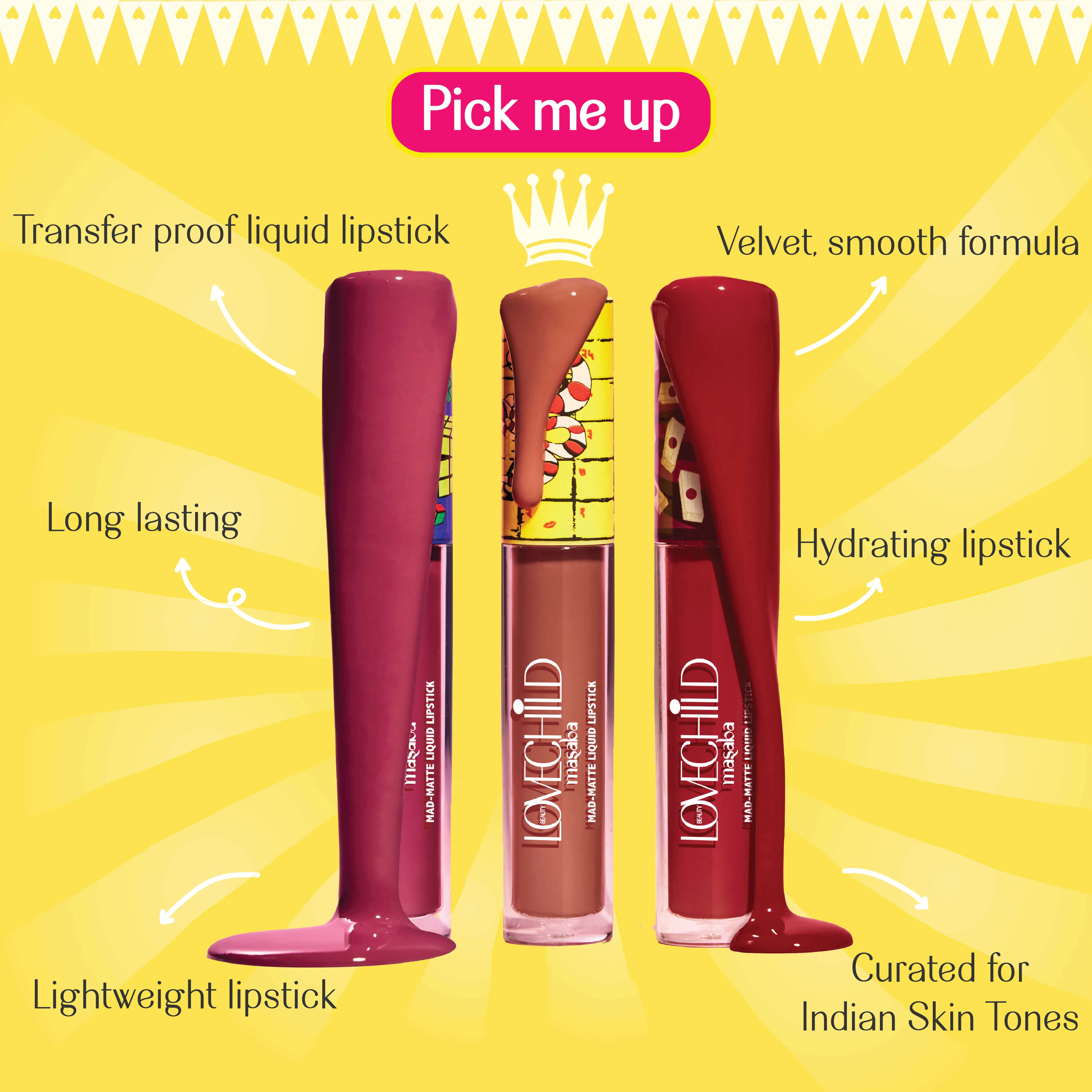 I Claim- Game On! Mad-Matte Liquid Lipstick  (Deep Pink) Transfer-proof