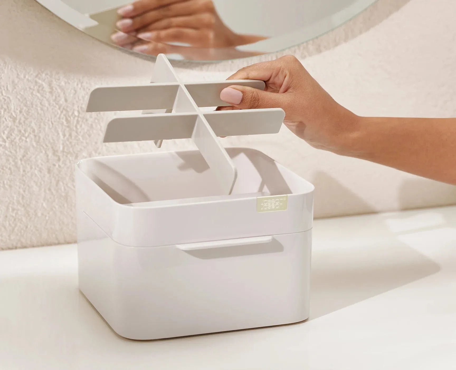 Joseph Joseph Viva Cosmetic Organiser With Drawer - Shell