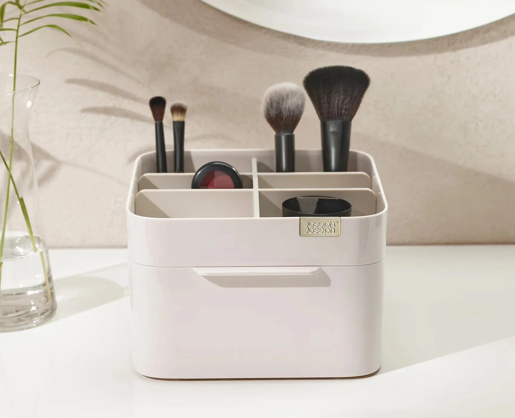 Joseph Joseph Viva Cosmetic Organiser With Drawer - Shell