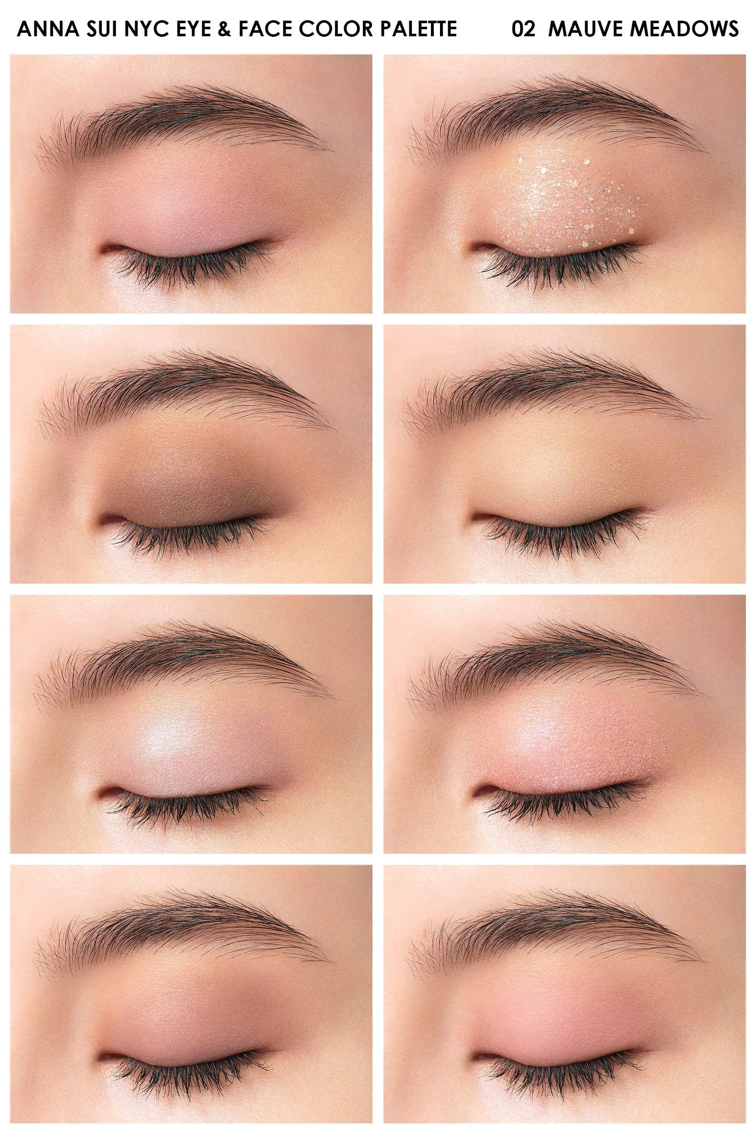 Limited Edition: Anna Sui NYC Eye & Face Color Palette - Mauve Meadows