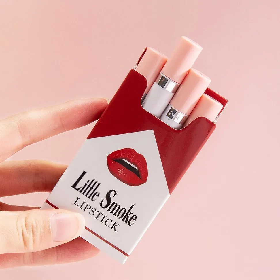 Little Smoke 4pc Red Lipstick Set - Matte Coloured Sets