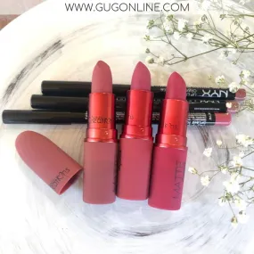 Mallory's Lipstick Trio | Lip Liner & Lipstick Trio Pack in Pink Mauve Shades