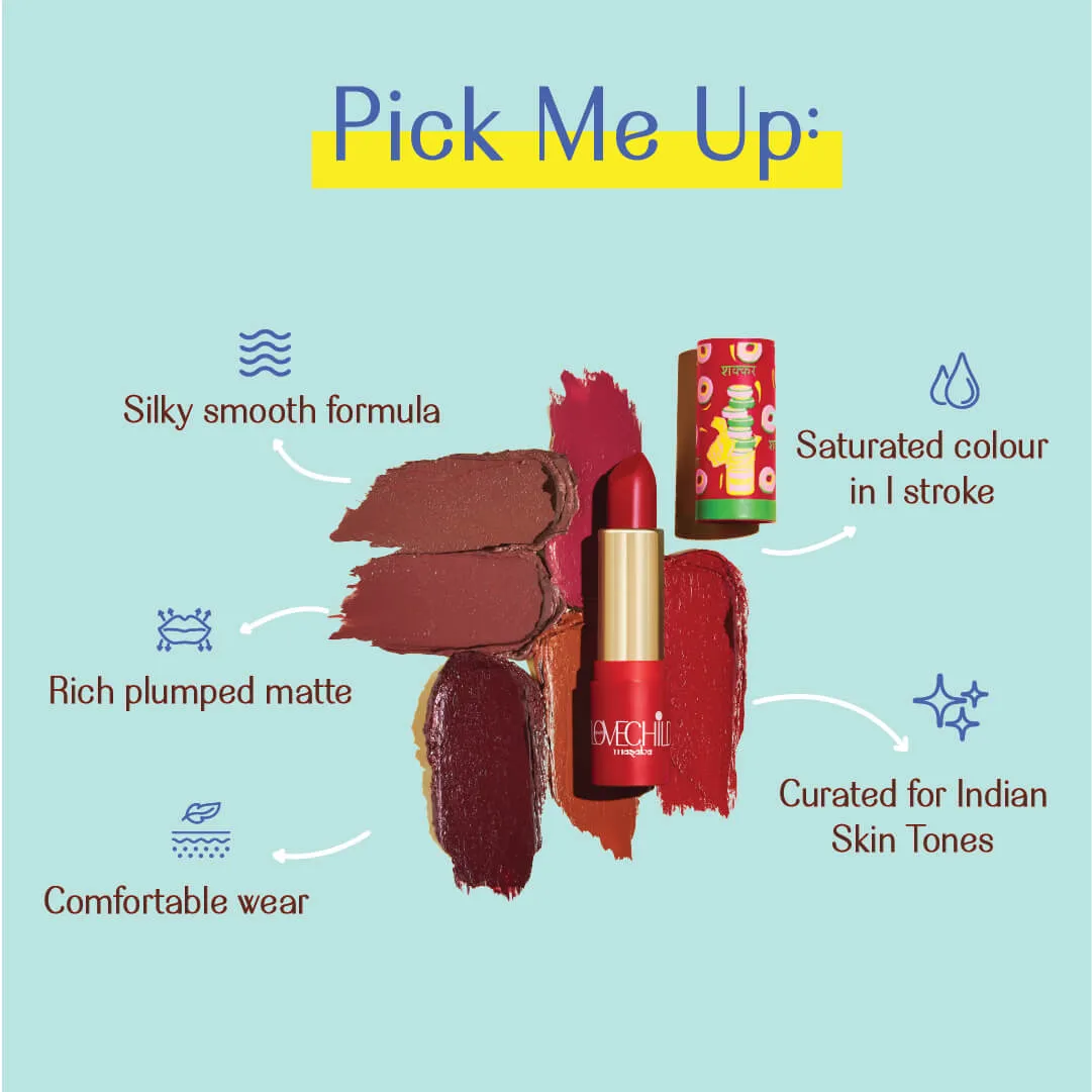 Meetha- Luxe-Matte Lipstick  (Mauve Pink) Velvet Matte Finish