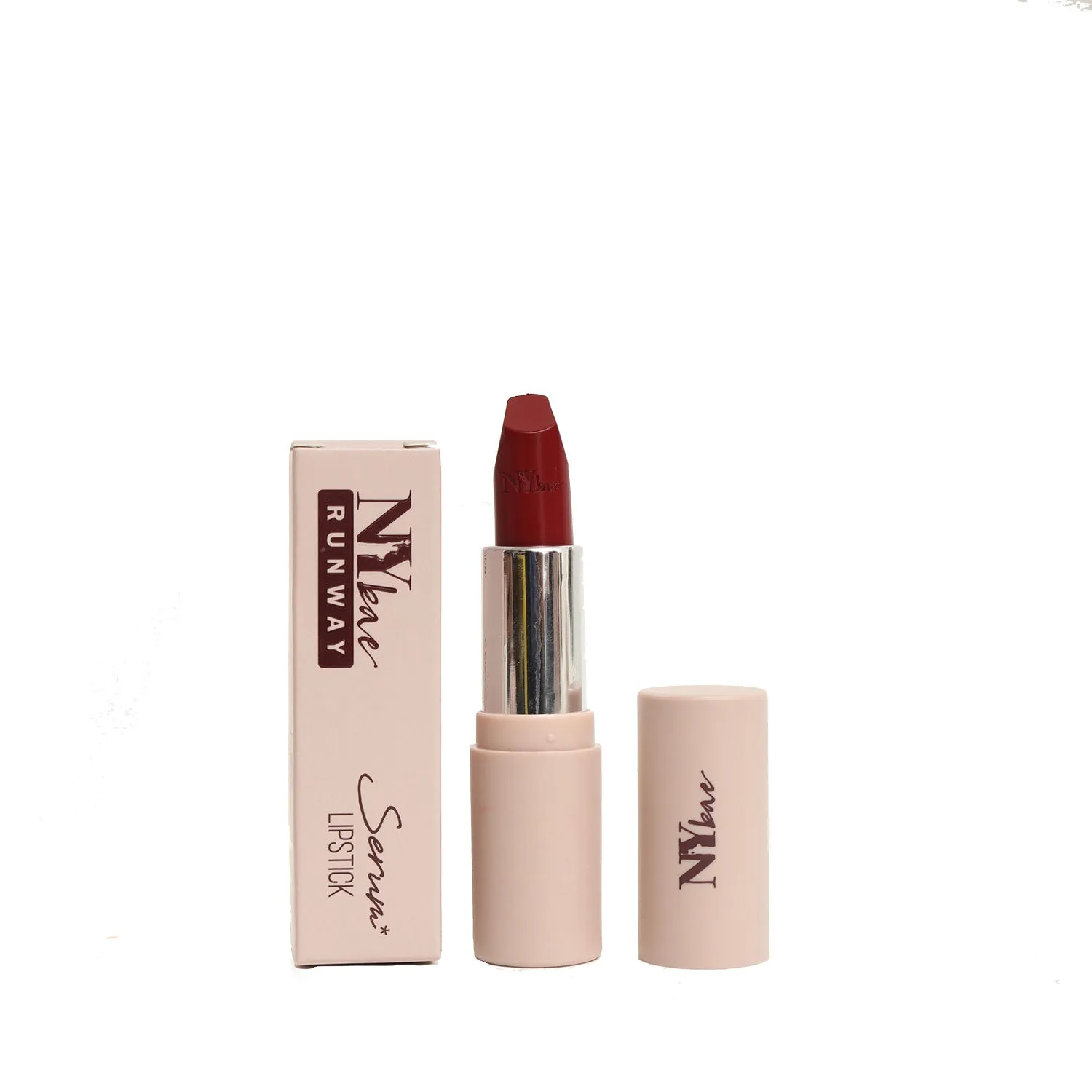NY Bae Runway Serum Lipstick - Magenta Dew (4.8 g) | Magenta | Highly Pigmented | Vitamin E & Fruit Oils | Lightweight | Non-Drying