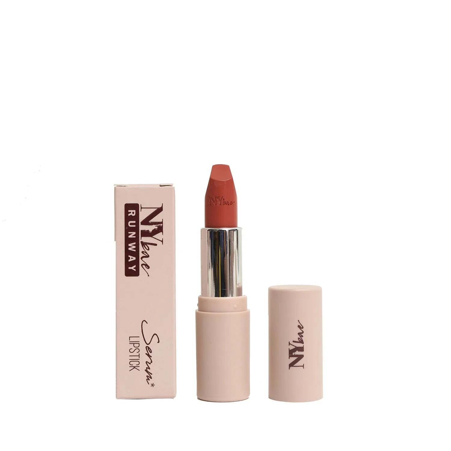 NY Bae Runway Serum Lipstick - Sandstone Drops 20 (4.8 g) | Nude | Highly Pigmented | Vitamin E & Fruit Oils | Lightweight | Non-Drying
