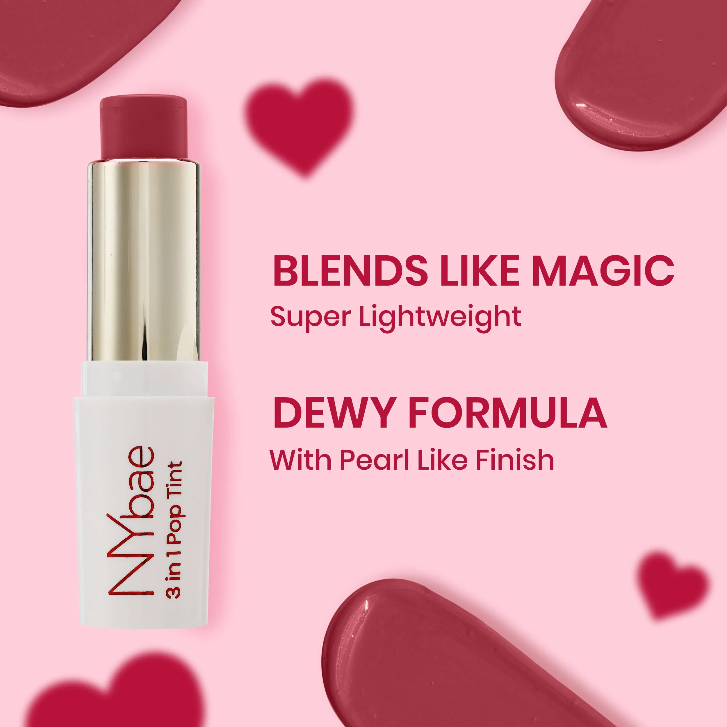 NYB 3 in 1 Pop Tint - Rose Dew 05 (4.5g)