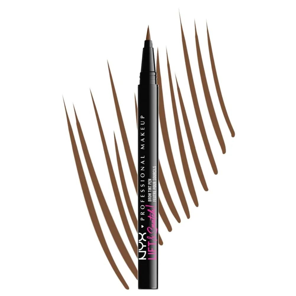 NYX Professional Makeup Lift & Snatch! Eyebrow Tint Pen, Caramel, 1 mL