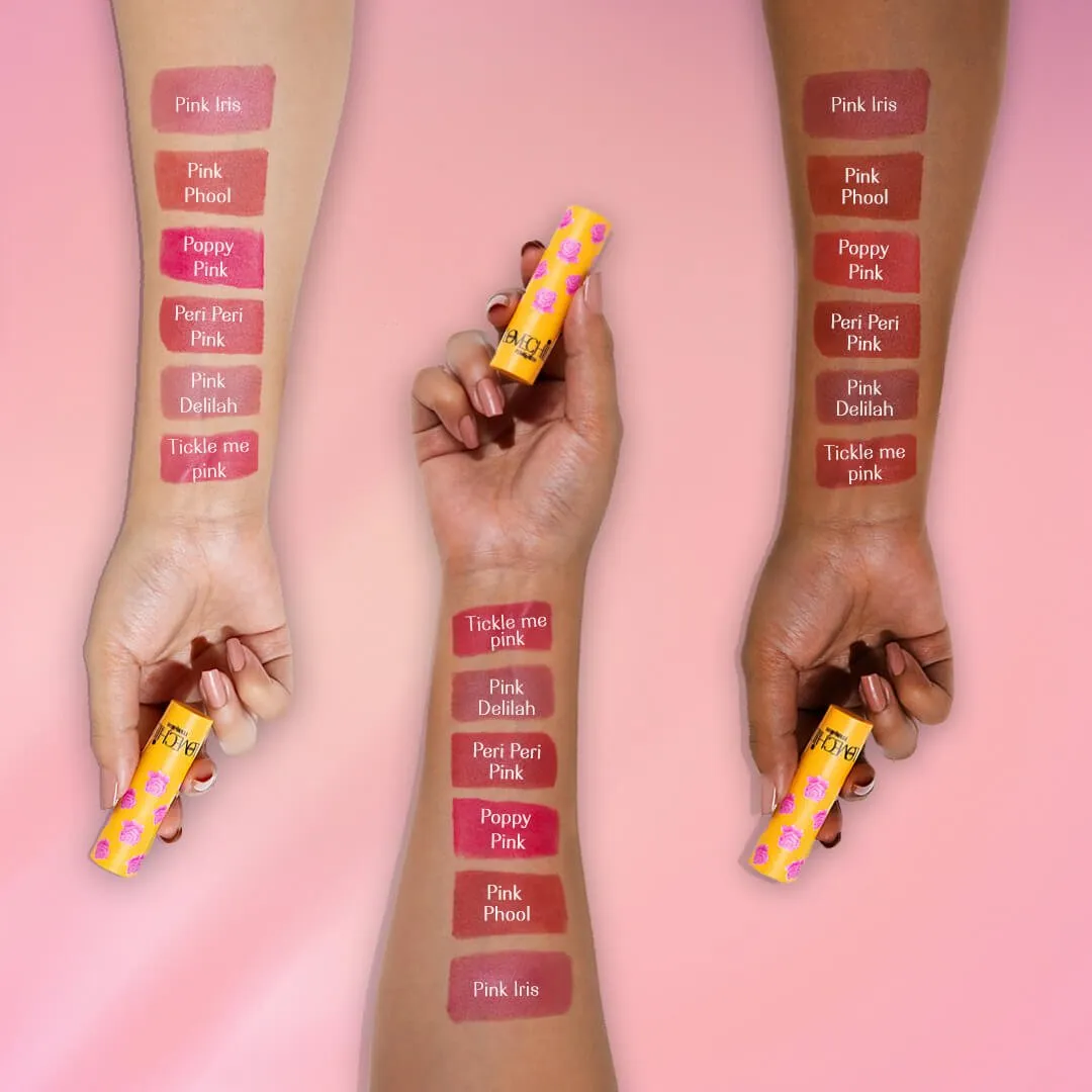 Peri Peri Pink- Rani Core Luxe Matte Lipstick  (Warm Pink) Velvet Matte Finish