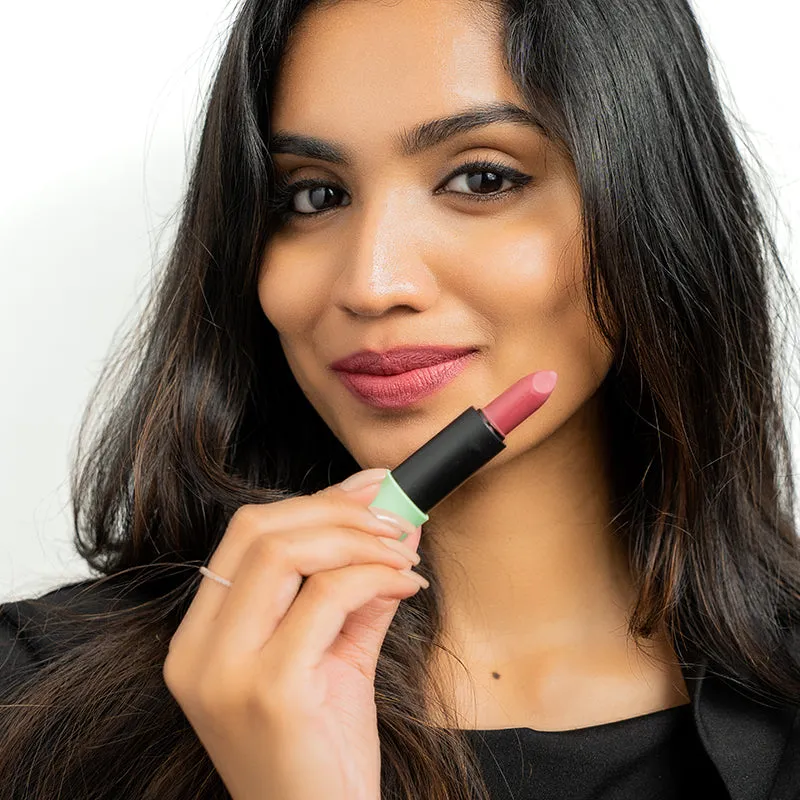 Satin Matte Lipstick Mauve Mentor 13 | ULTRA LIGHT & COMFORTABLE | ENRICHED WITH PLANT OILS