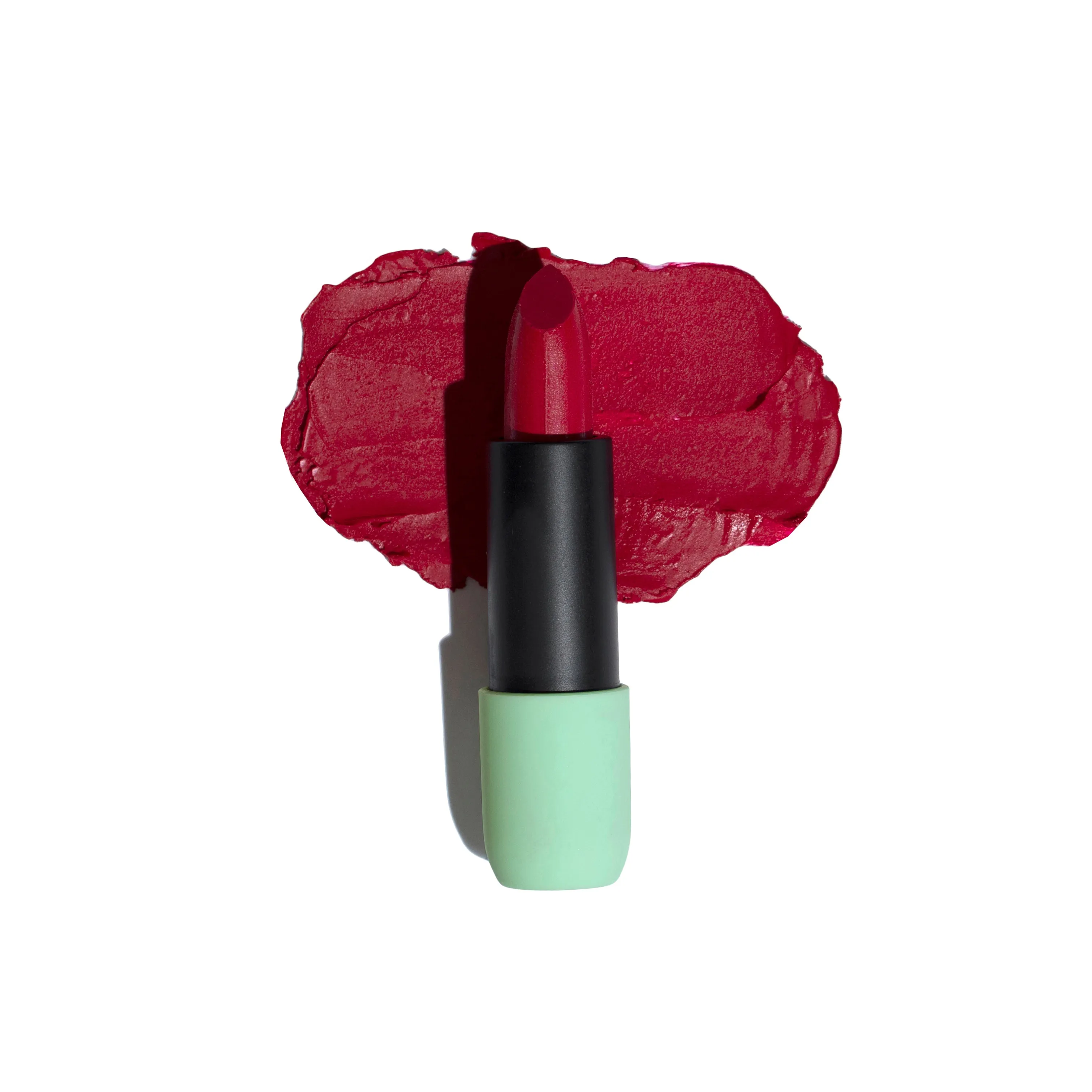 Satin Matte Lipstick Red Model 02
