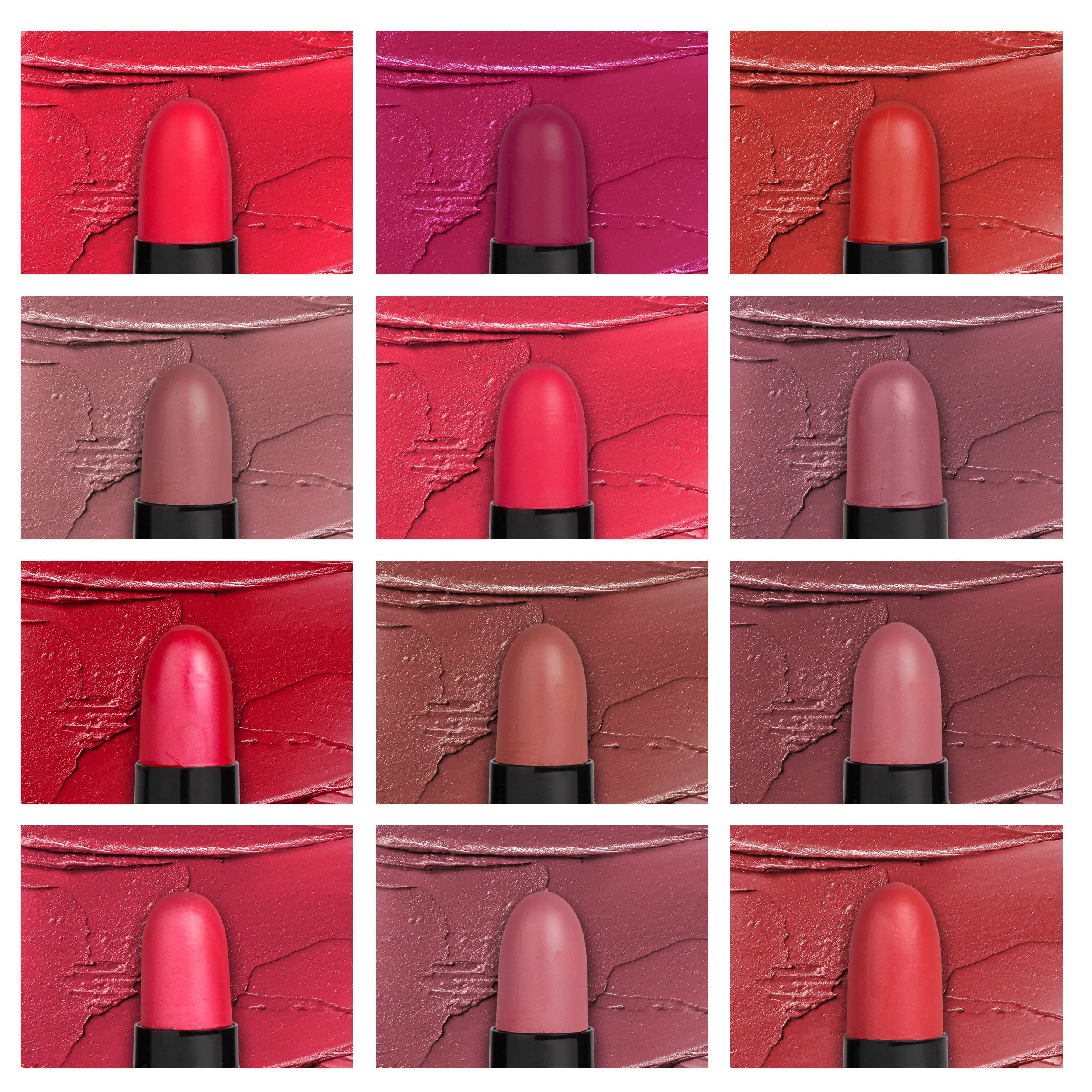 Stay Quirky Lipstick Soft Matte Minis|12 in 1|Long lasting|Smudgeproof|Multicolored| - My Kisses Are The Bullets Set of 12 Mini Lipsticks Kit 3 (14.4 g)