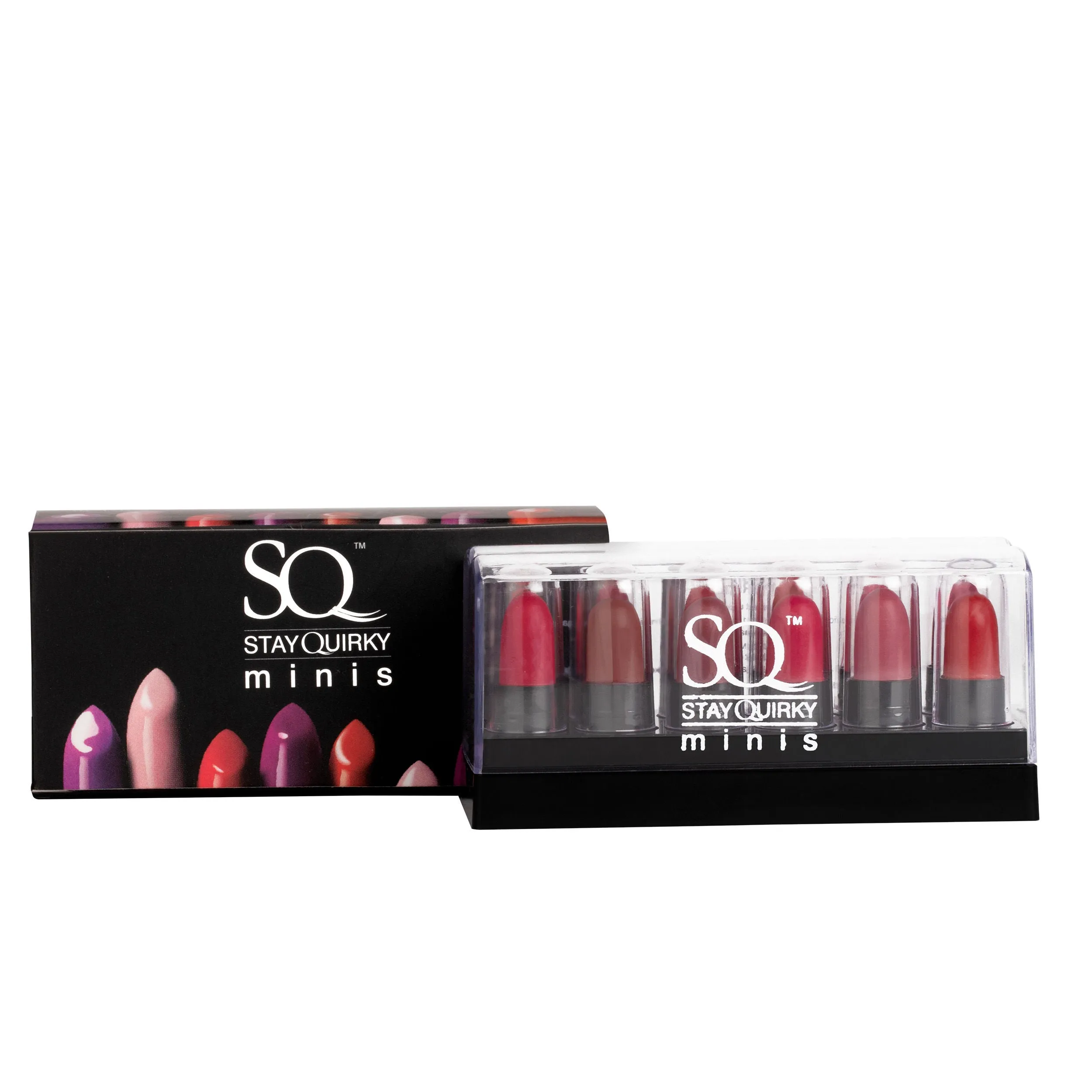 Stay Quirky Lipstick Soft Matte Minis|12 in 1|Long lasting|Smudgeproof|Multicolored| - My Kisses Are The Bullets Set of 12 Mini Lipsticks Kit 3 (14.4 g)
