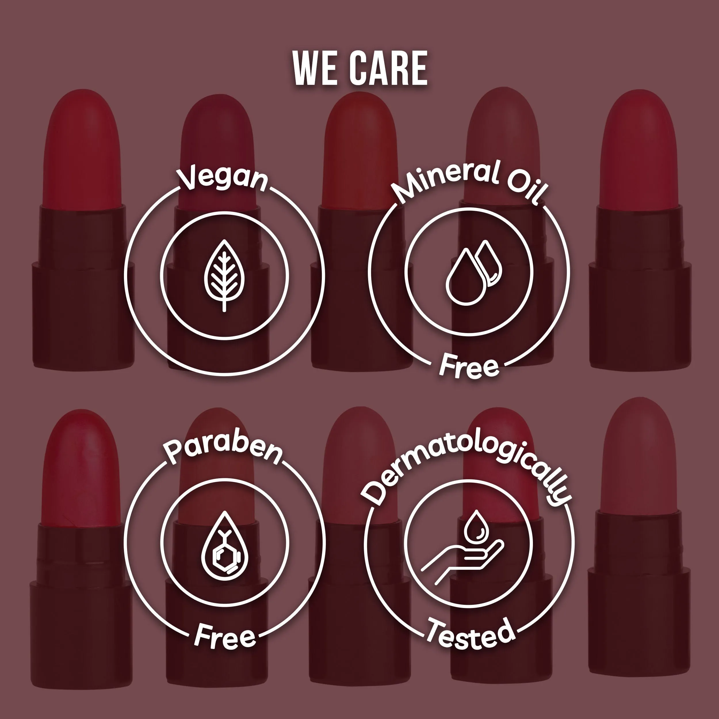 Stay Quirky Lipstick Soft Matte Minis|12 in 1|Long lasting|Smudgeproof|Multicolored| - My Kisses Are The Bullets Set of 12 Mini Lipsticks Kit 3 (14.4 g)