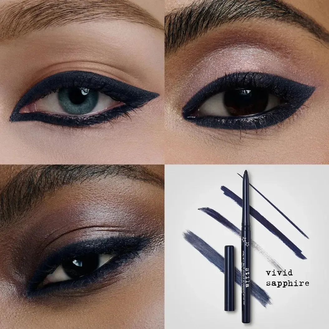 STILA Smudge & Set Waterproof Gel Eye Liner (Vivid Sapphire)