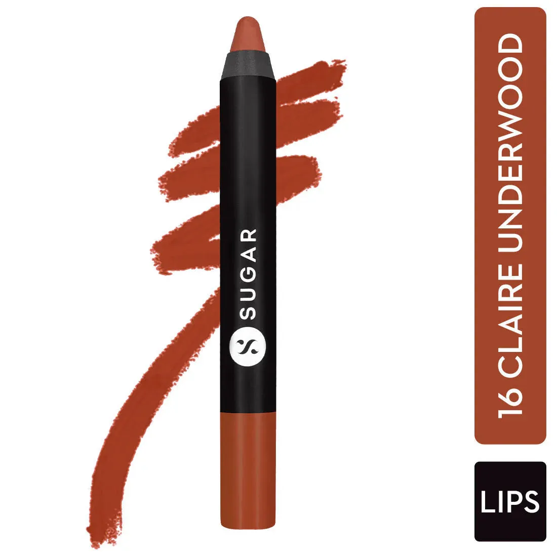 SUGAR Cosmetics - Matte As Hell - Crayon Lipstick 2.5g