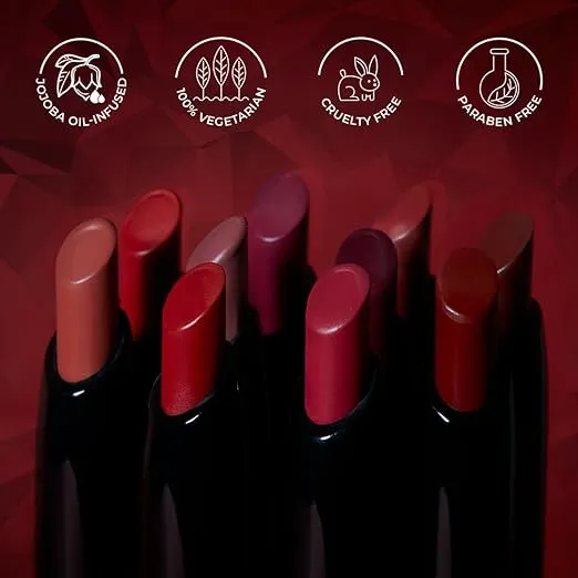 SUGAR Cosmetics Matte Attack Lipstick for Women | Transferproof & Smudgeproof | Lasts upto 12hrs | Enriched With Jojoba Oil | 2gm