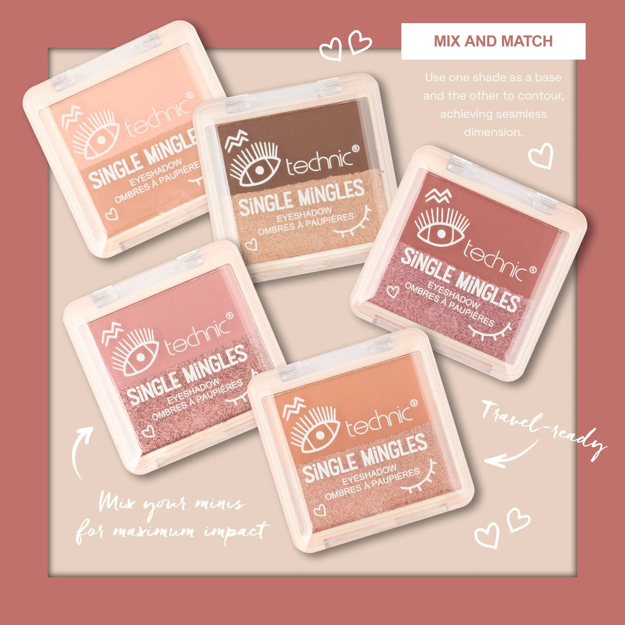 Technic Single Mingles Eyeshadows